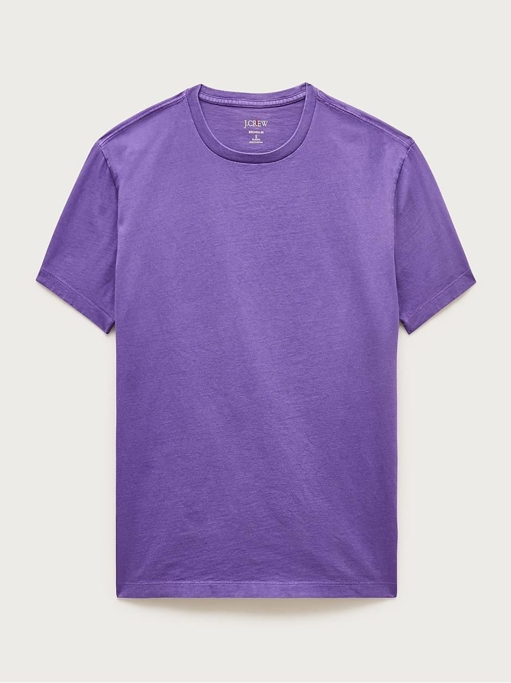 J crew purple slim broken in t shirt